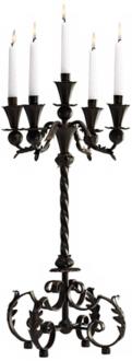 Chloe Sabine Iron Candelabra J7658