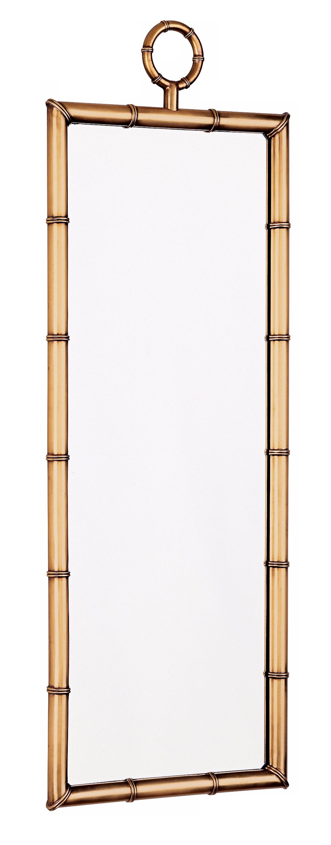 Jonathan Adler Meurice Antique Brass 27 3/4" High Mirror