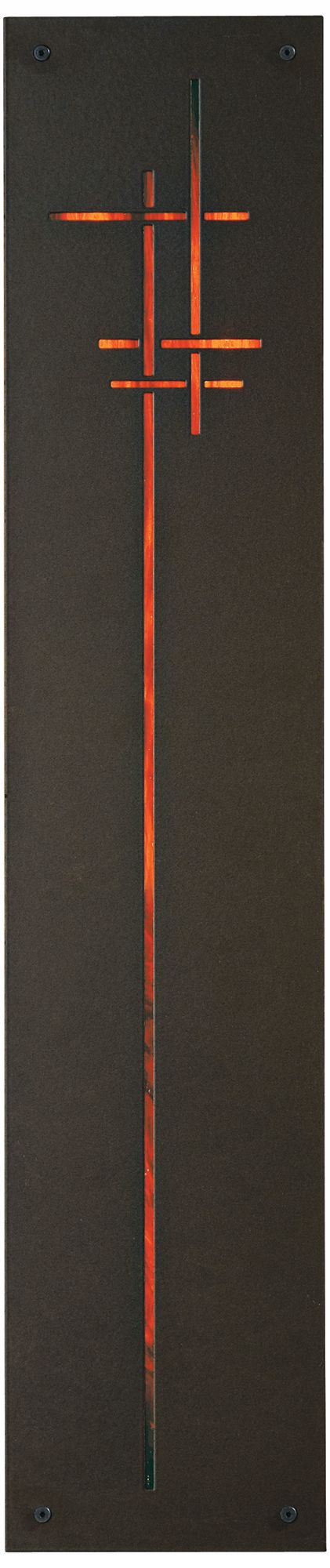 Ondrian Silhouette Topaz Glass Energy Efficient Wall Sconce