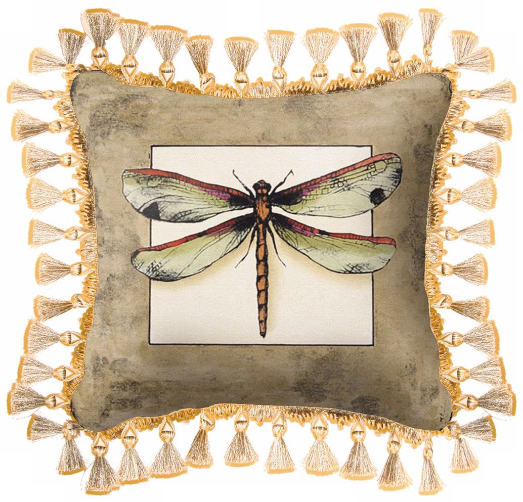 Dragonfly Accent Pillow