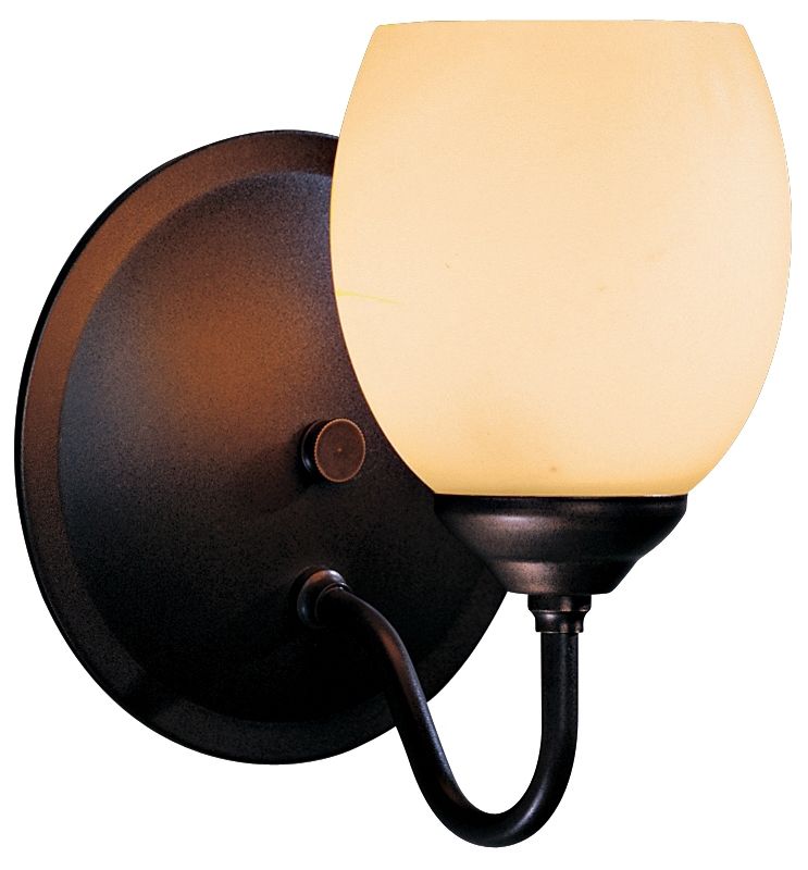 Hubbardton Forge Stone Glass 7" High Wall Sconce