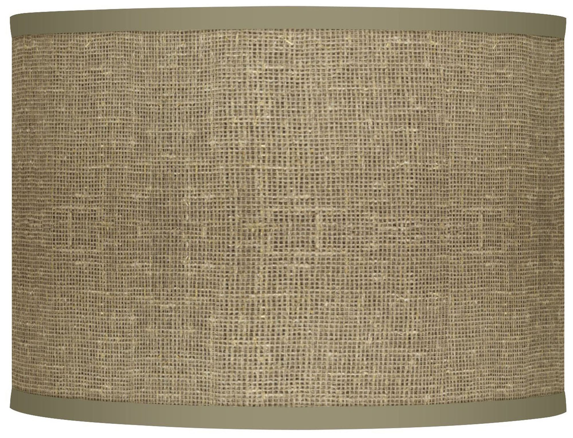 Burlap Print Giclee Shade 12x12x8.5 (Spider)