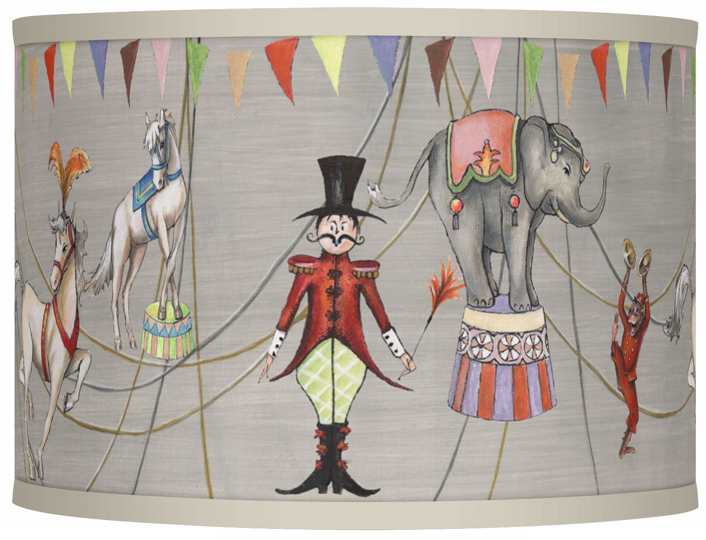 Circus Time Giclee Shade 12x12x8.5 (Spider)