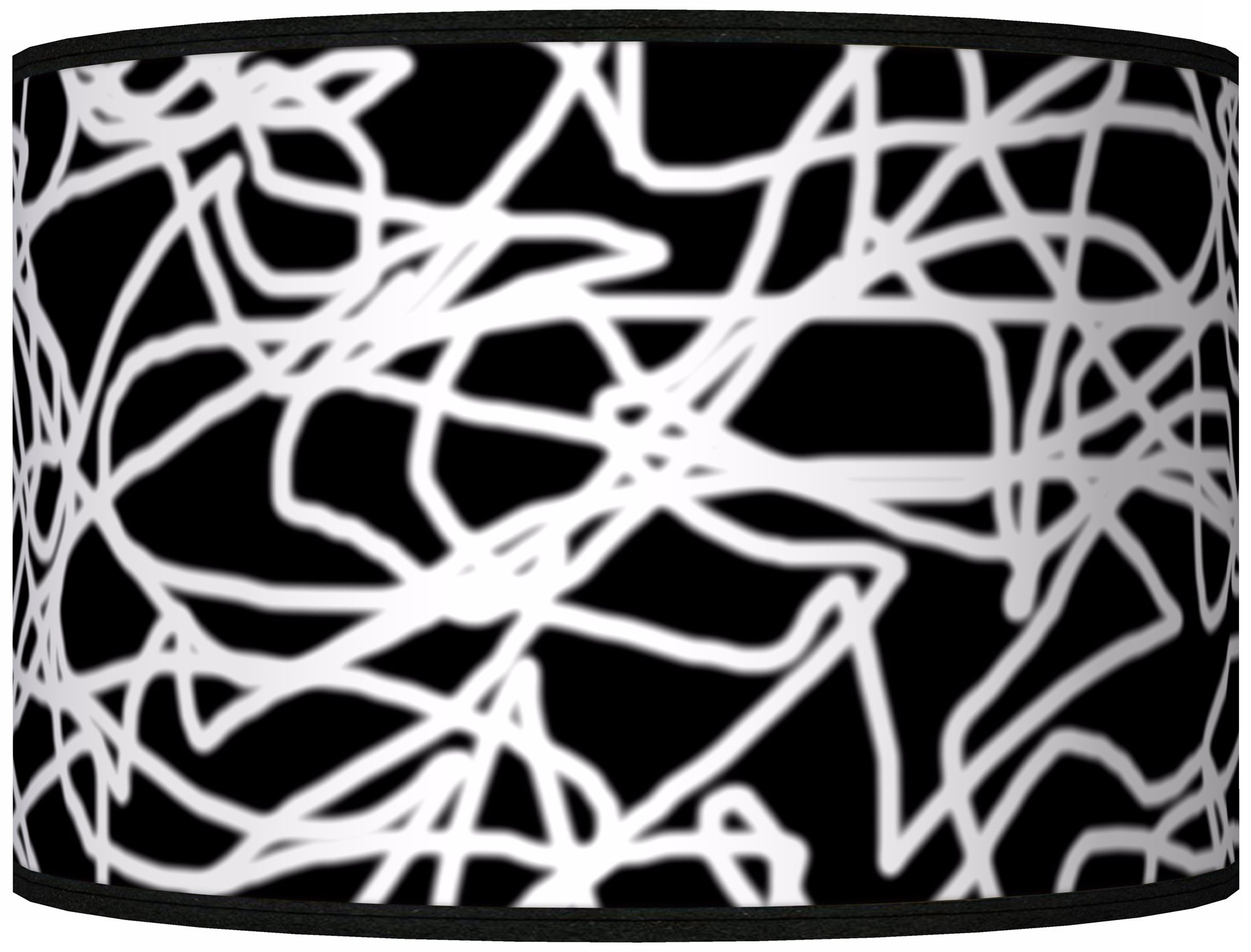 White String Giclee Shade 12x12x85 Spider J8517 K5411