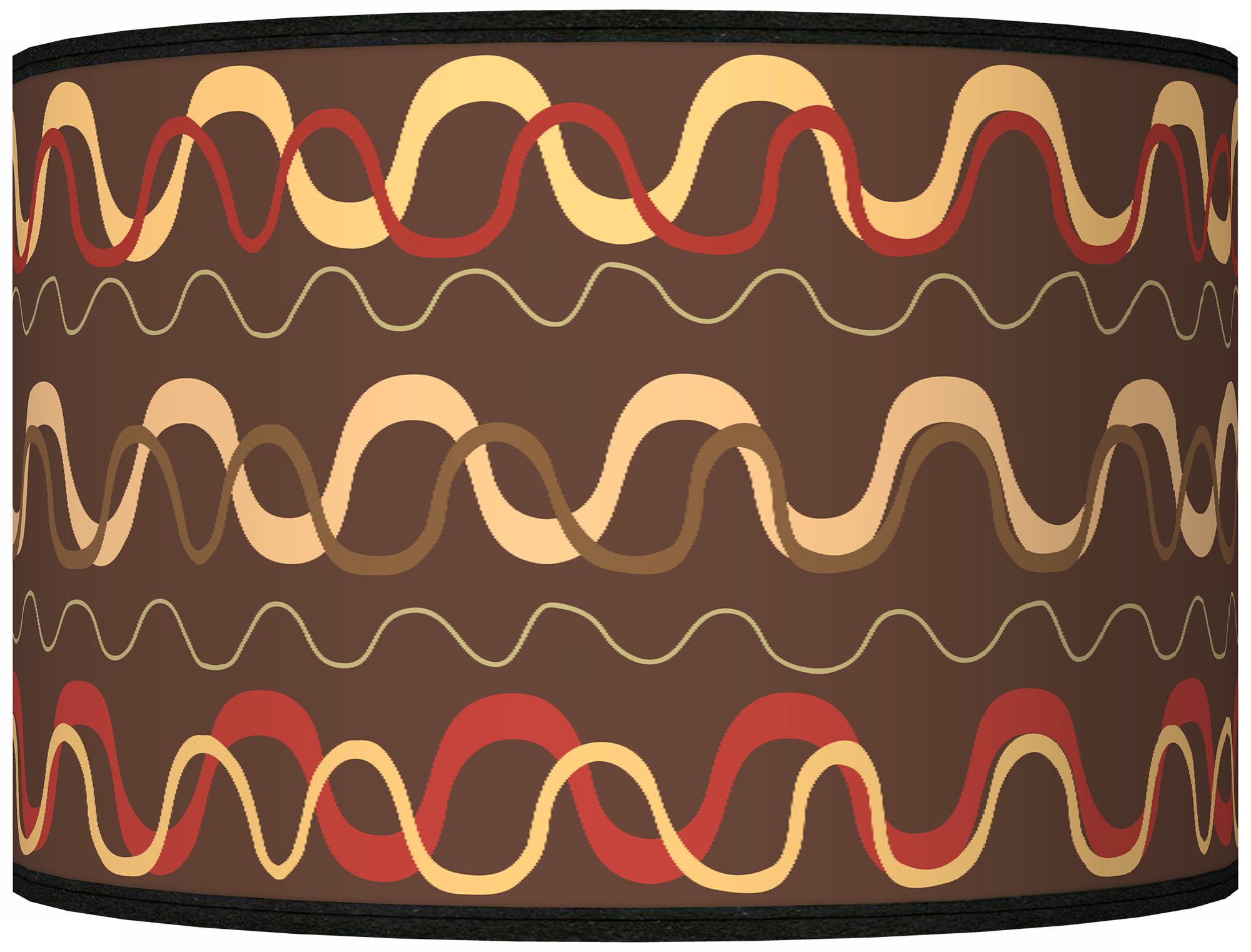 Wave Stitch Giclee Shade 12x12x8.5 (Spider)