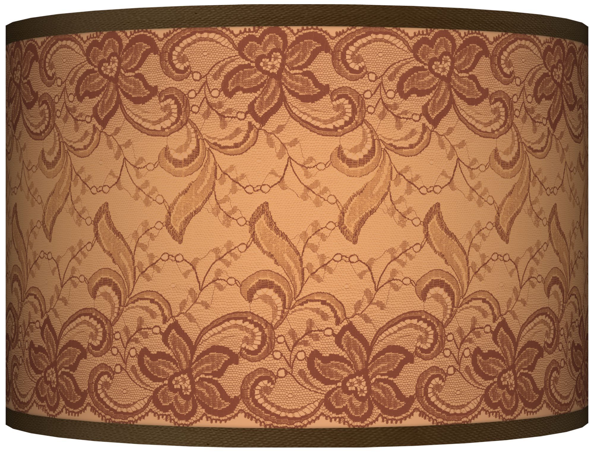 Sepia Lace Giclee Shade 12x12x8.5 (Spider)