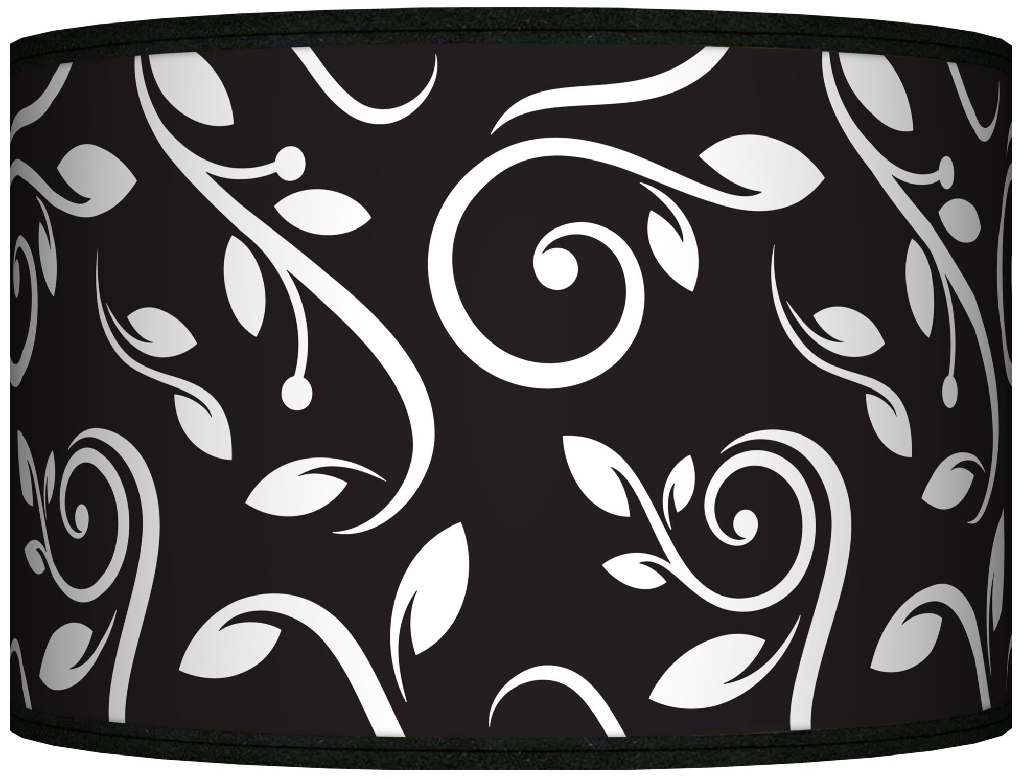 Swirling Vines Giclee Shade 12x12x8.5 (Spider)