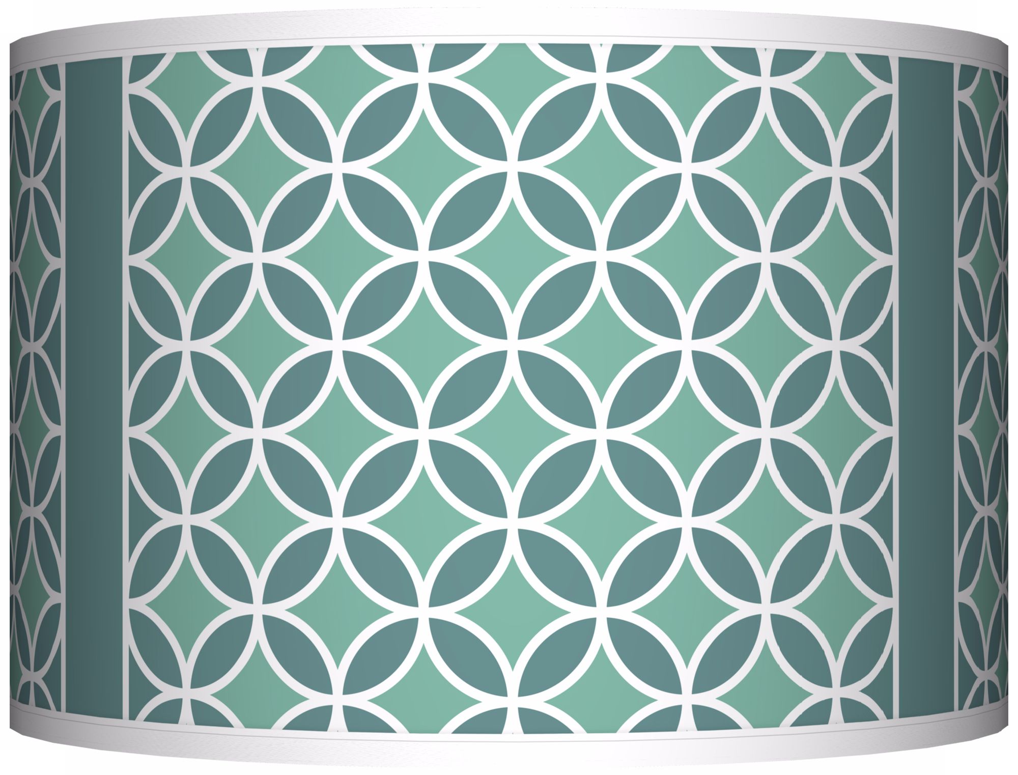 Aqua Rings Giclee Shade 12x12x8.5 (Spider)