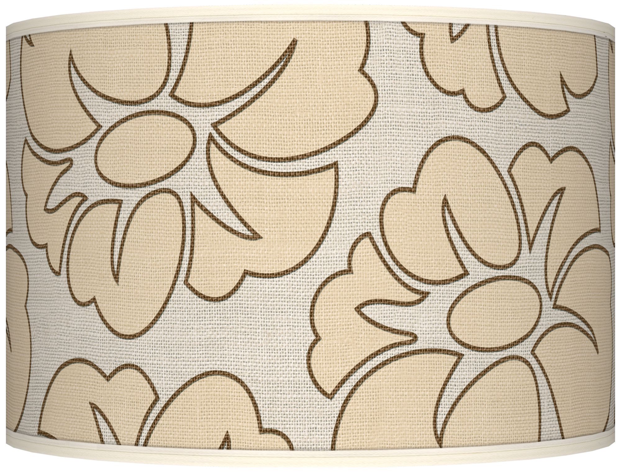 Floral Silhouette Giclee Shade 12x12x8.5 (Spider)