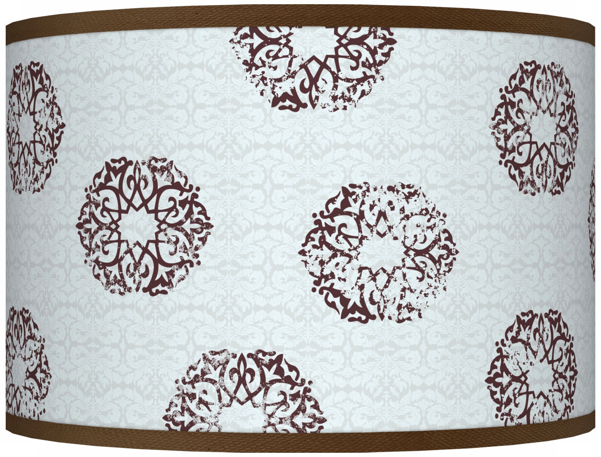 Weathered Medallion Giclee Shade 12x12x8.5 (Spider)