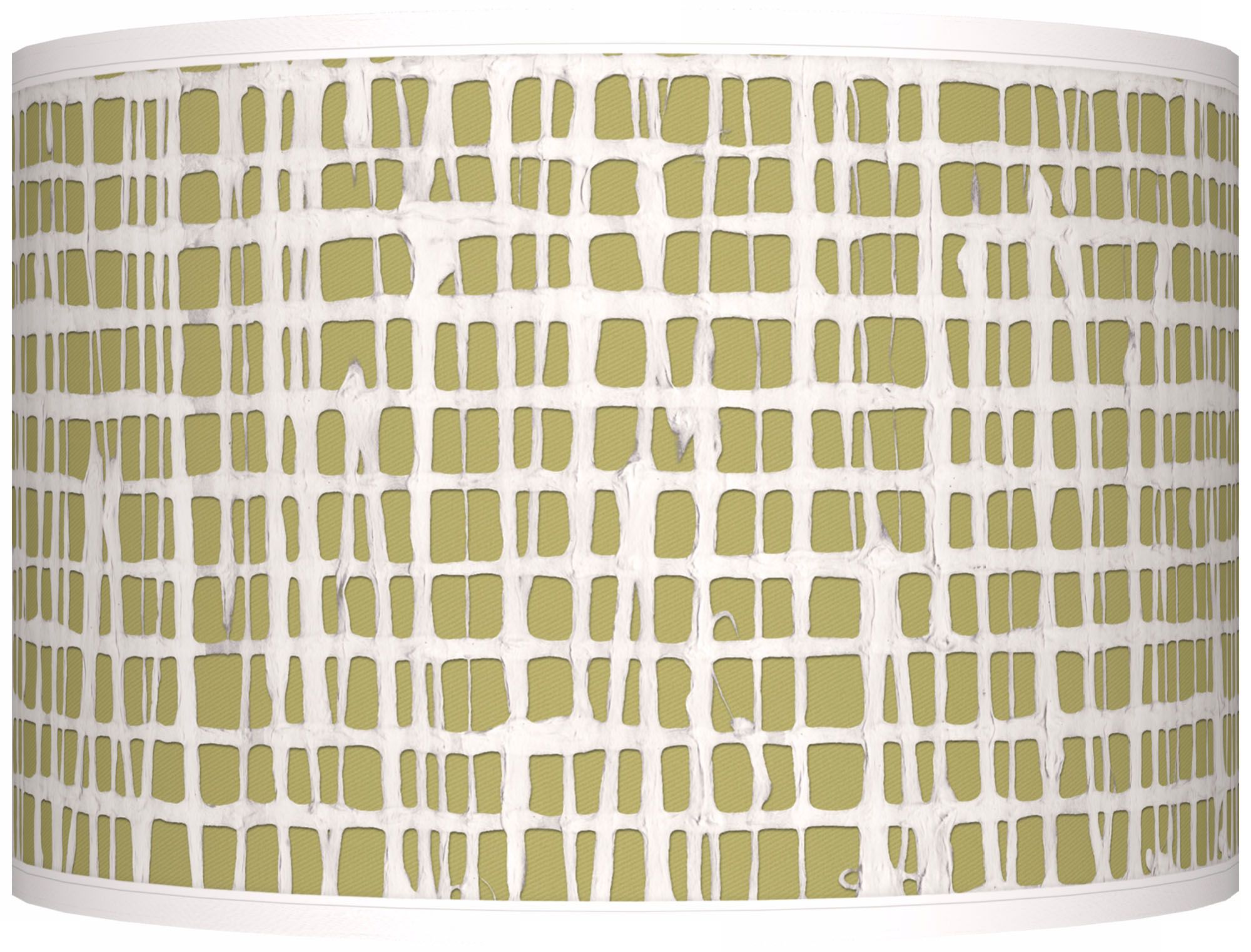 Ecru Screen Linen Giclee Shade 12x12x8.5 (Spider)
