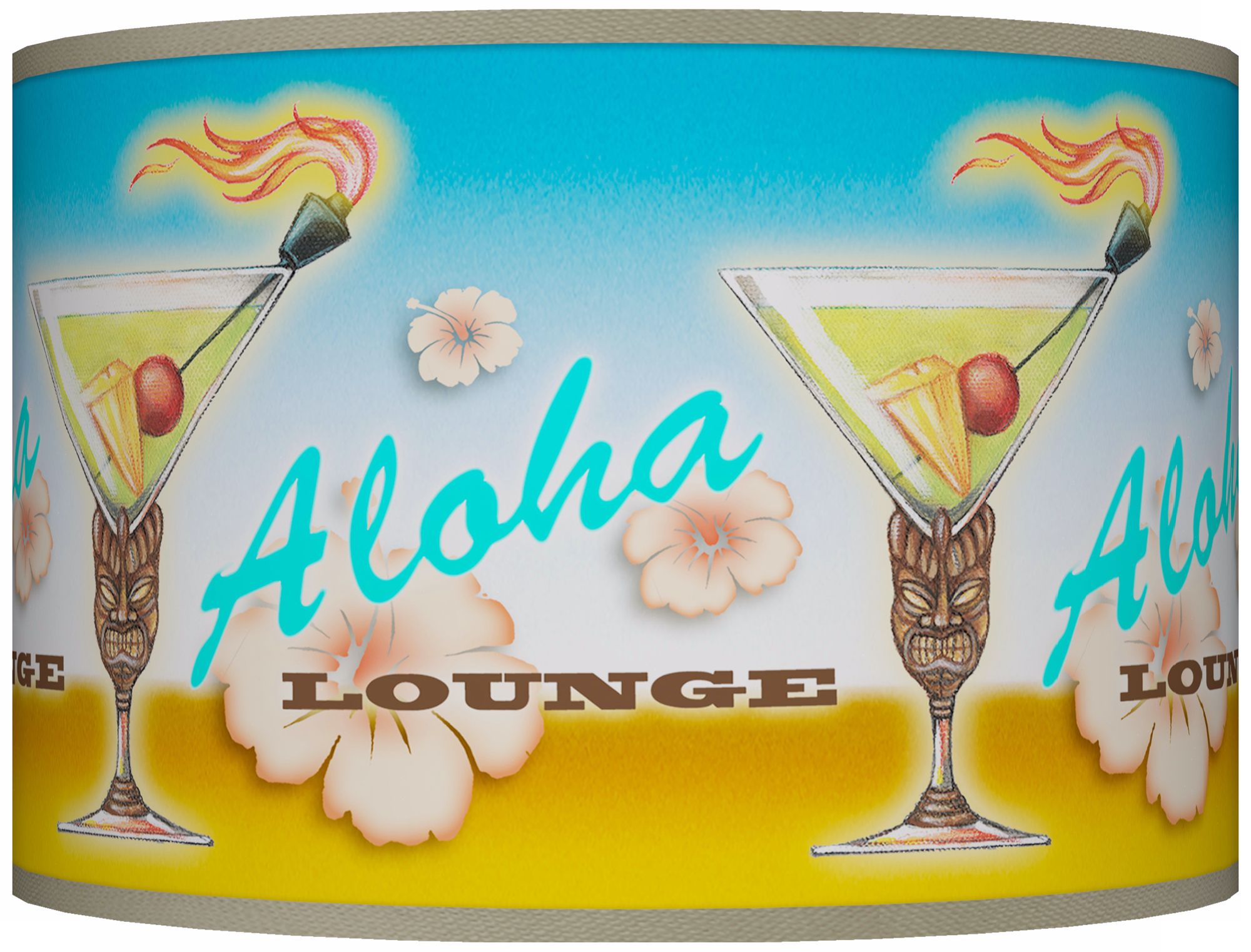 Aloha Lounge Giclee Shade 12x12x8.5 (Spider)
