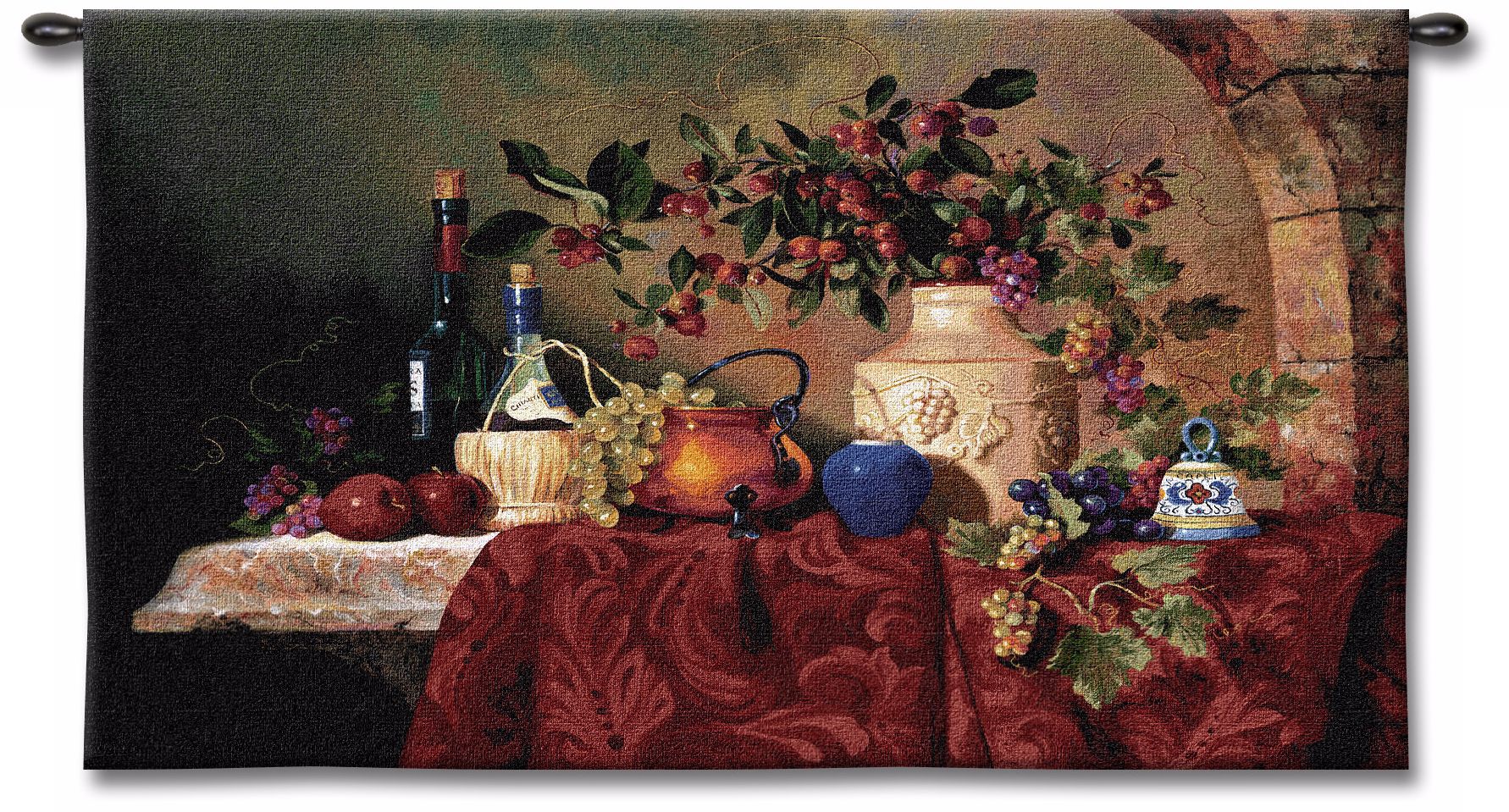 Caprician Feast 53" Wide Wall Tapestry