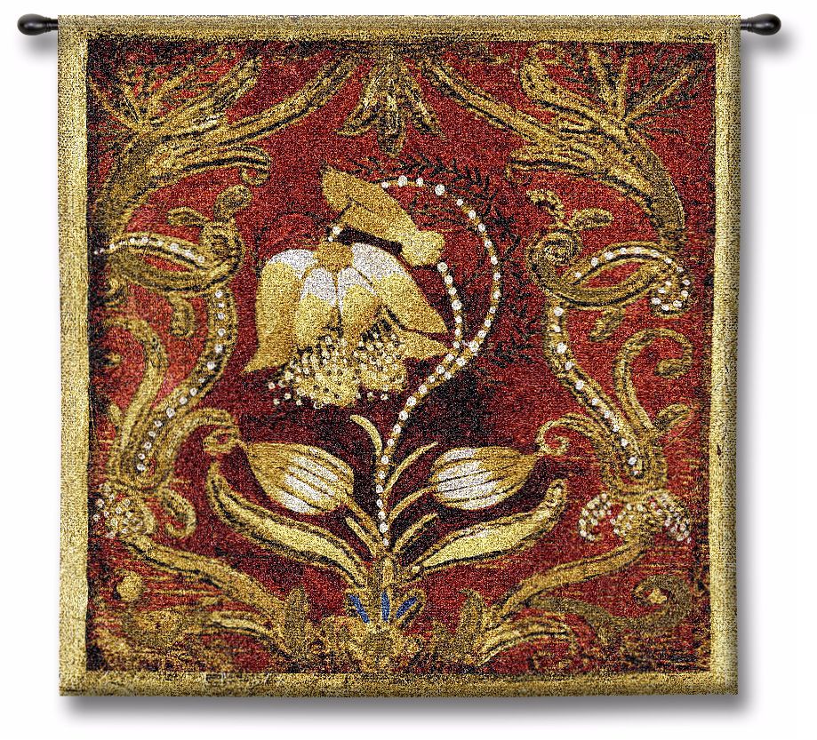 Celtic Bloom 26" Square Wall Tapestry