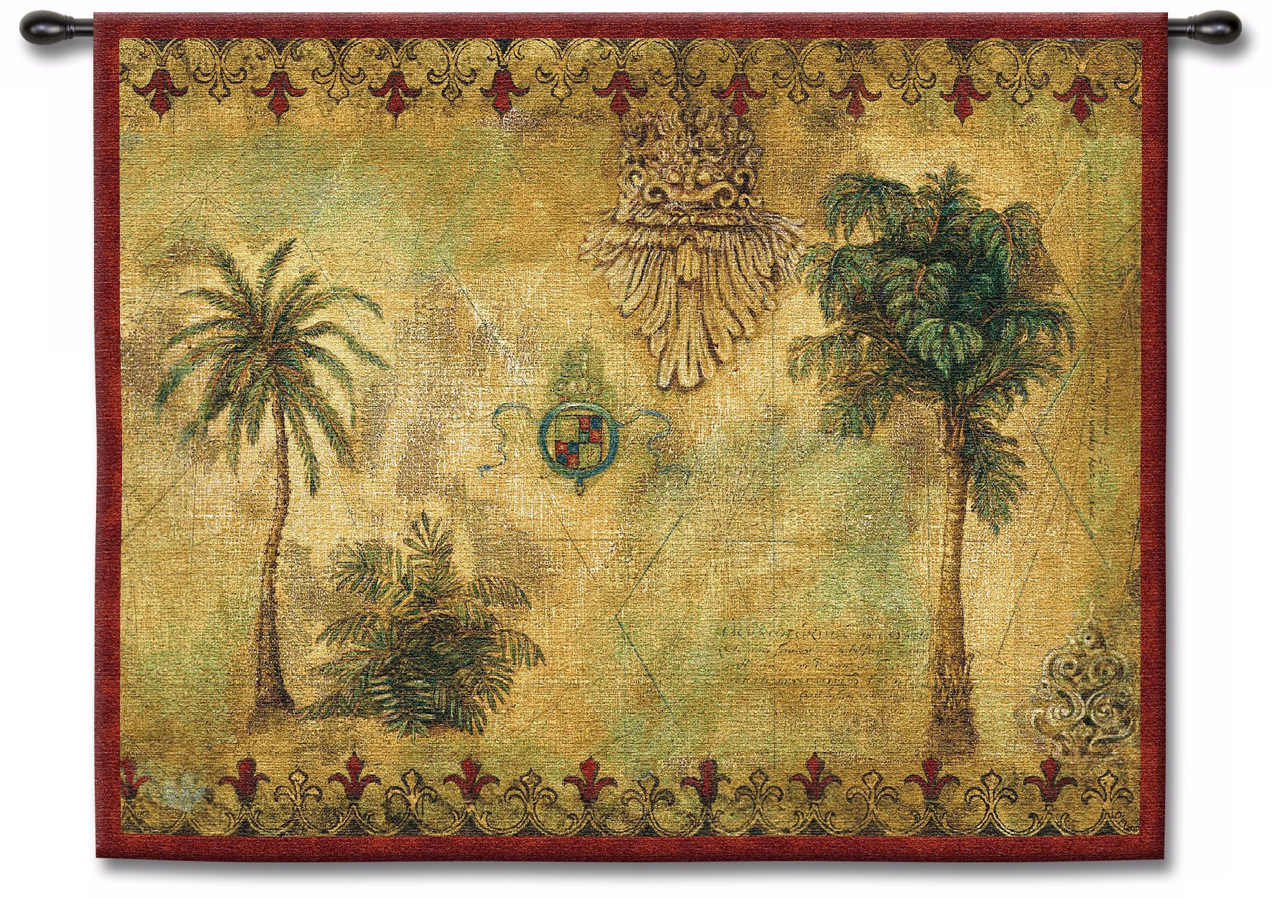 Regal Palms 53" Wide Wall Tapestry