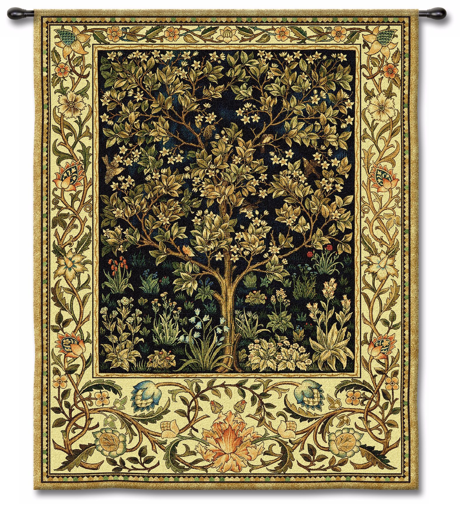 Tree Alive 71" High Wall Tapestry