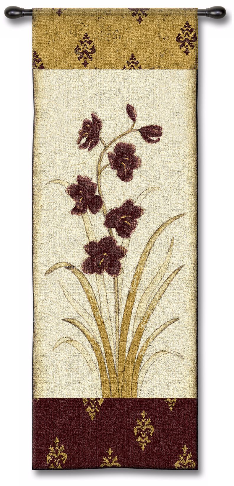 Plum Orchid 53" High Wall Tapestry