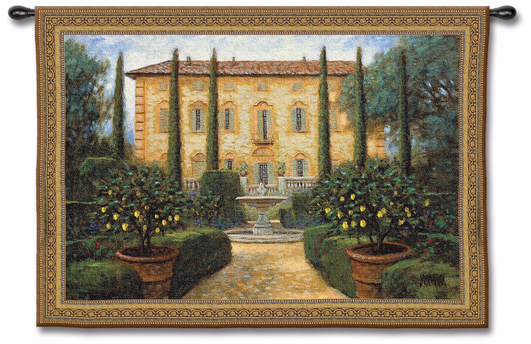 La Villa 53" Wide Wall Tapestry