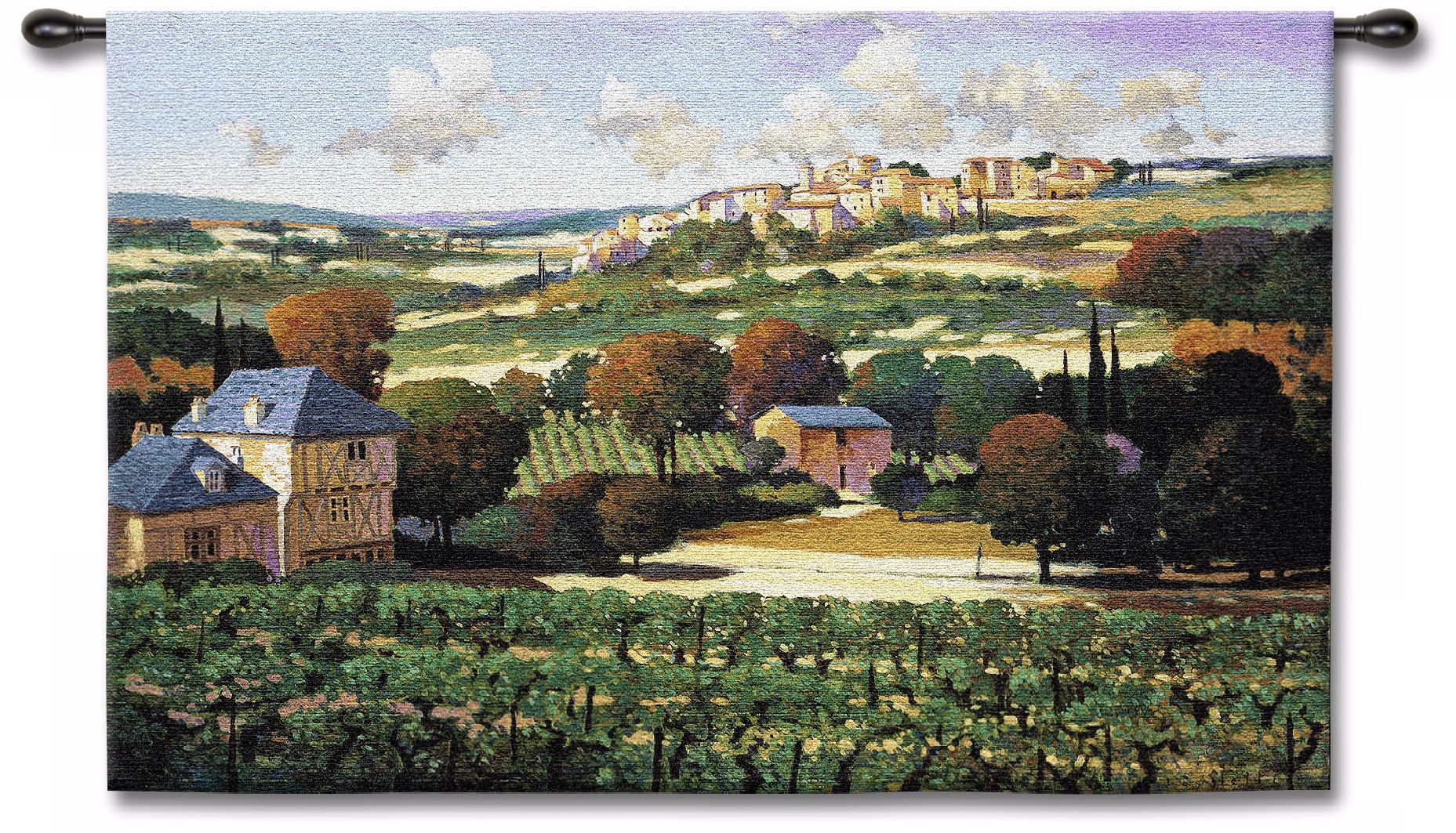 Vignoble De Provence 53" Wide Wall Tapestry