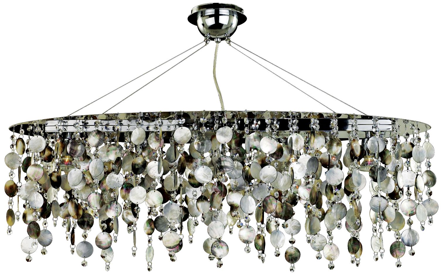 Midnight Pearl 38" Wide Large Pendant Chandelier