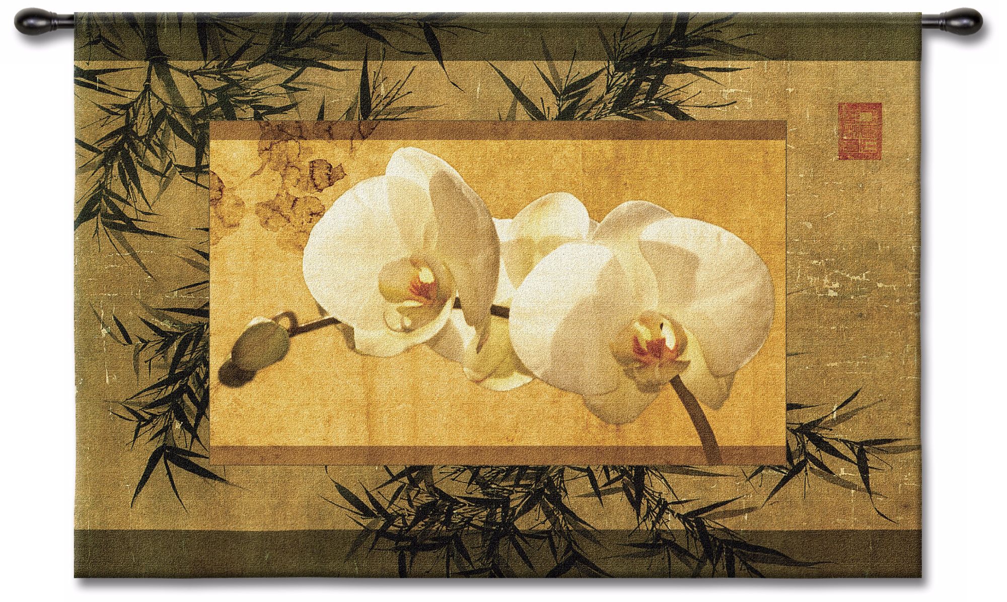 The Bamboo Orchid I 39" Wide Wall Tapestry