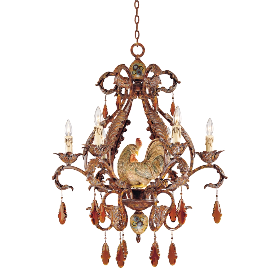 Tracy Porter Clyde Collection 23" Wide Pot Rack Chandelier   #J9050