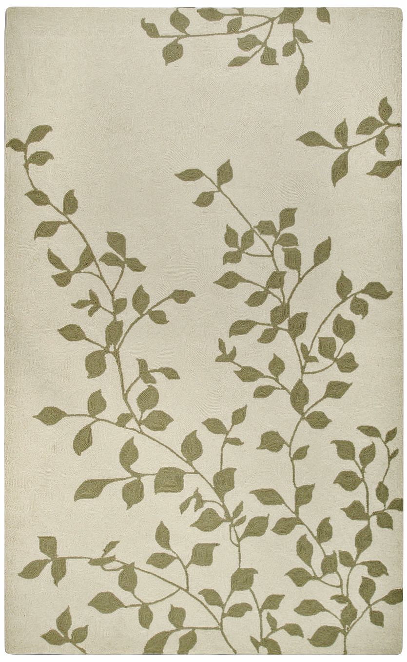 Tree Tops Ivory Handmade Indoor-Outdoor Rug