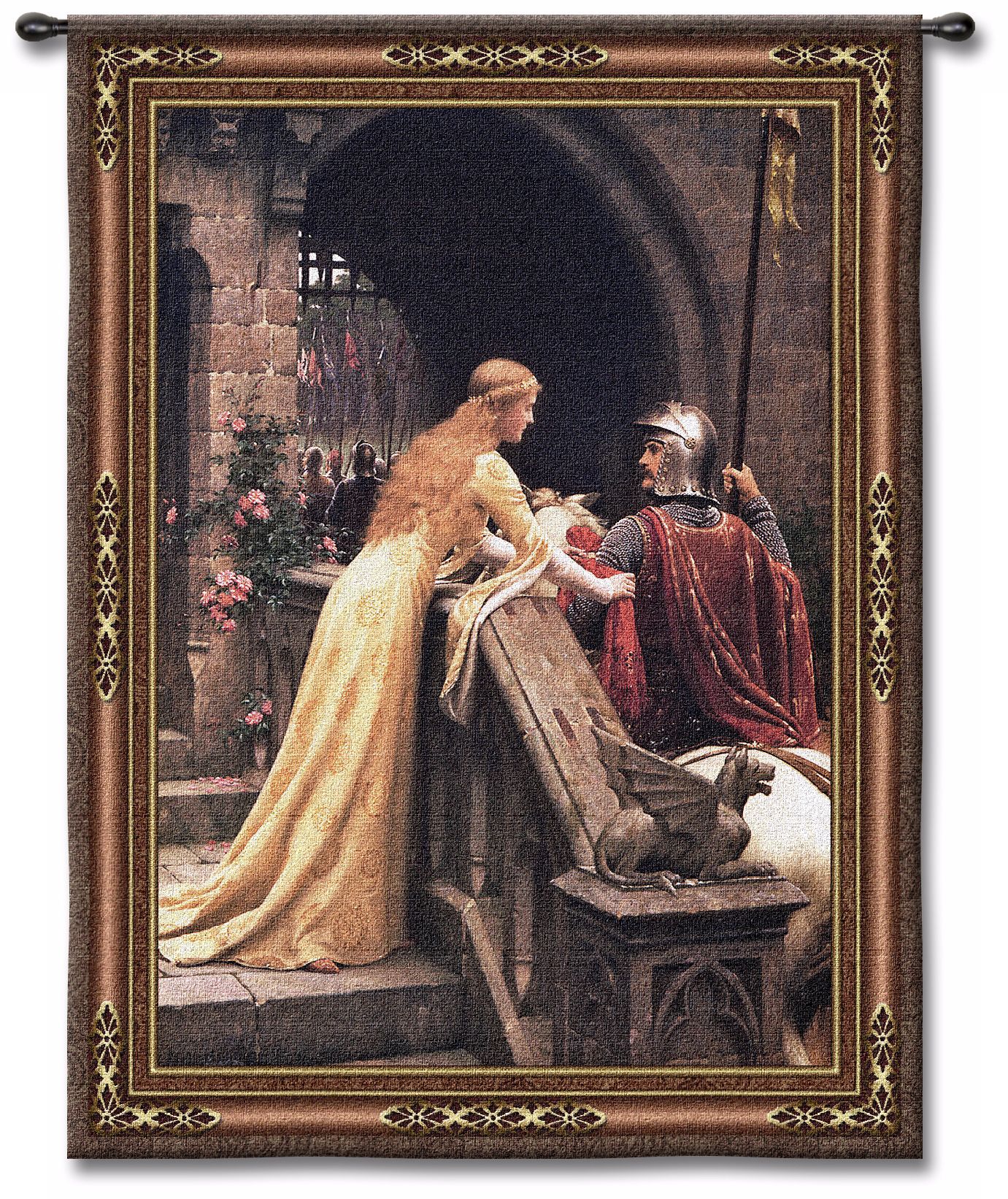 Godspeed My Knight 53" High Wall Tapestry