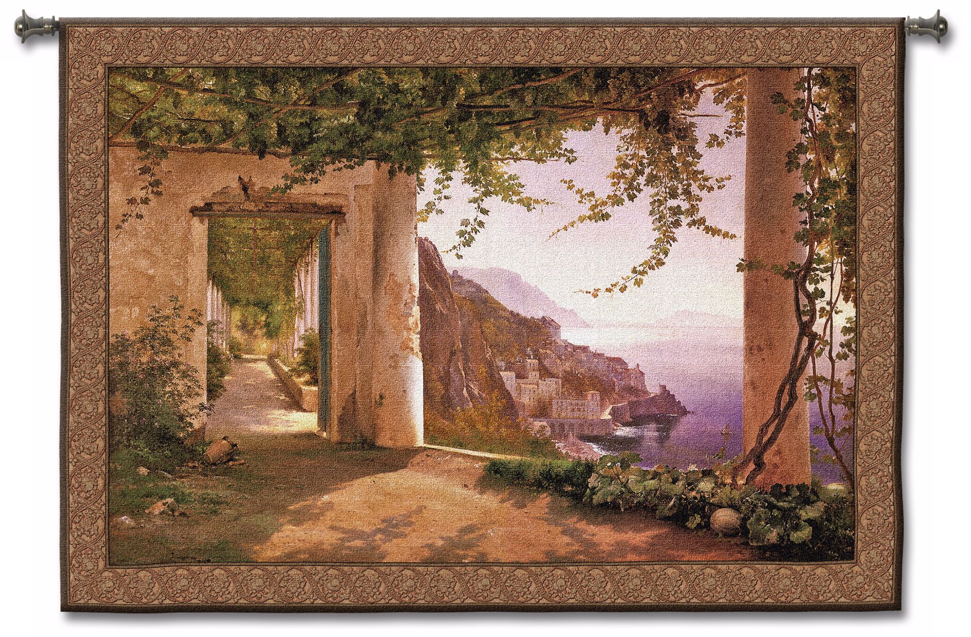 Amalfi in Spring 78" Wide Wall Tapestry