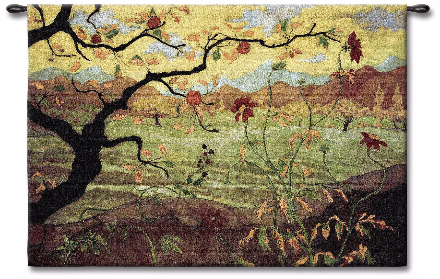 Under the Apple Tree 53" Wide Wall Tapestry
