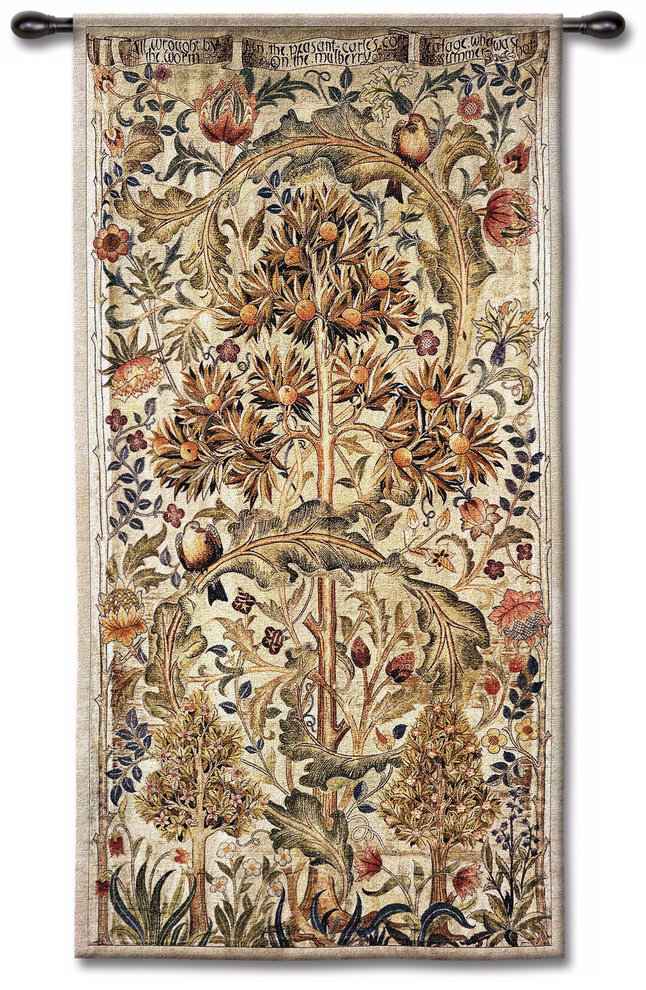 Summer Quince 68" High Wall Tapestry