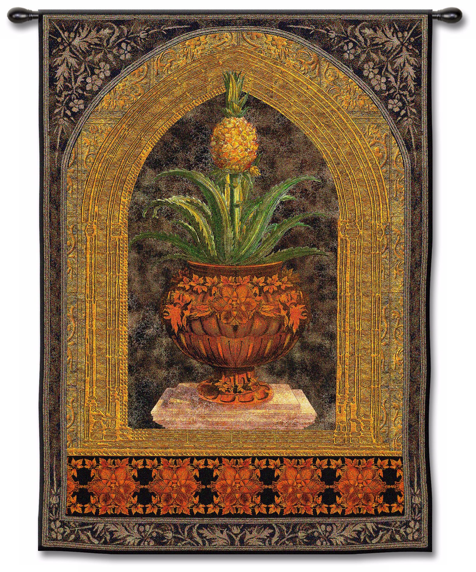 Pineapple Surprise Medium 53" High Wall Tapestry