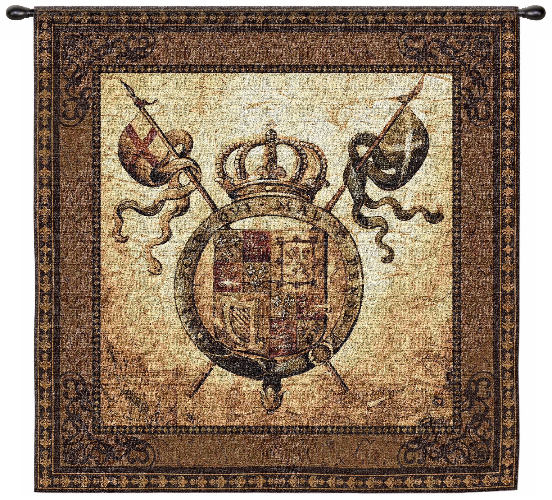 Terra Nova II Hanging 53" Square Wall Tapestry