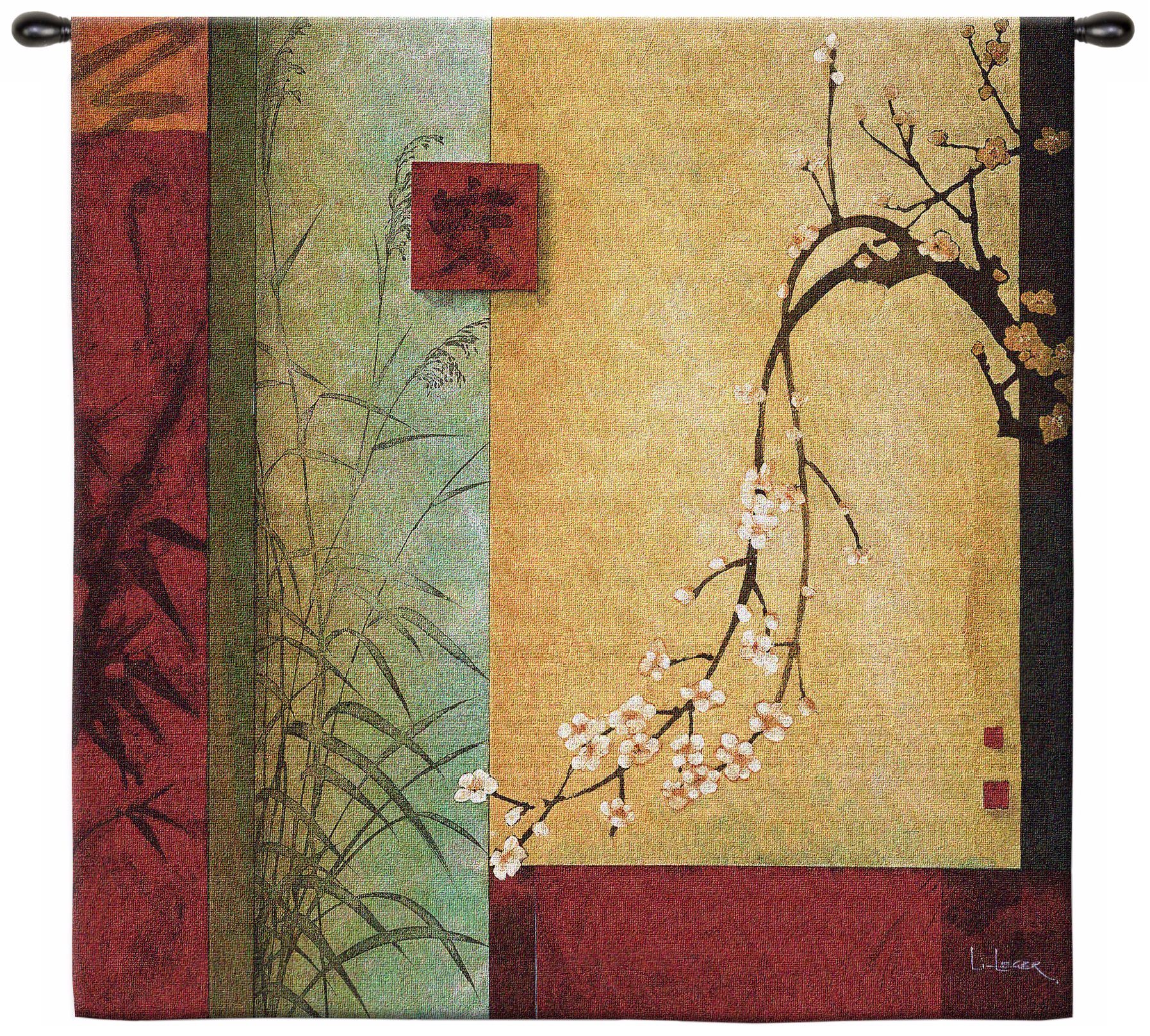 Spring Chorus Large 53" Square Wall Hanging Tapestry