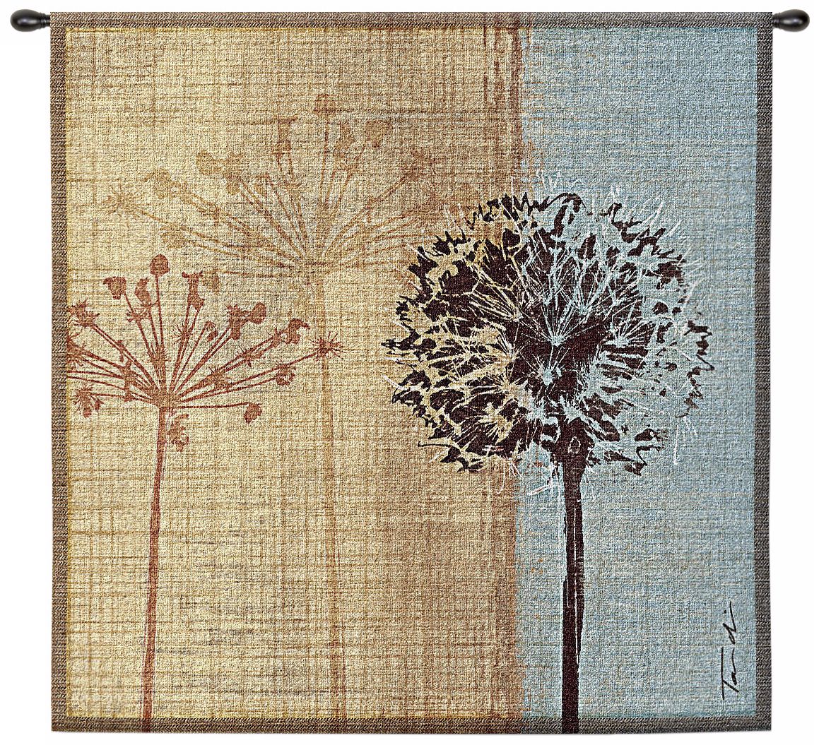 In The Breeze 35" Square Wall Hanging Tapestry