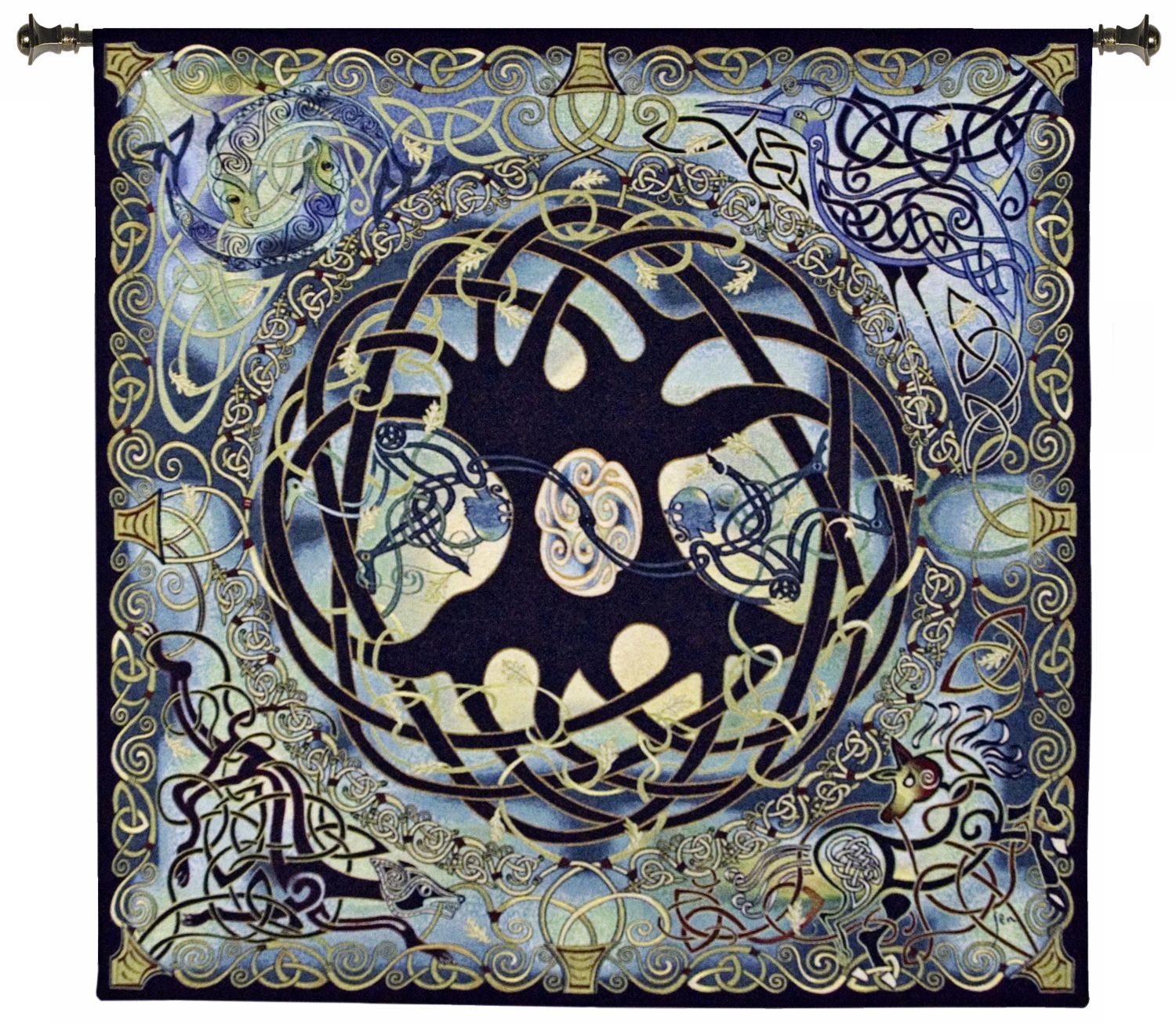 Celtic Tree of Life 52" Wide Wall Hanging Tapestry