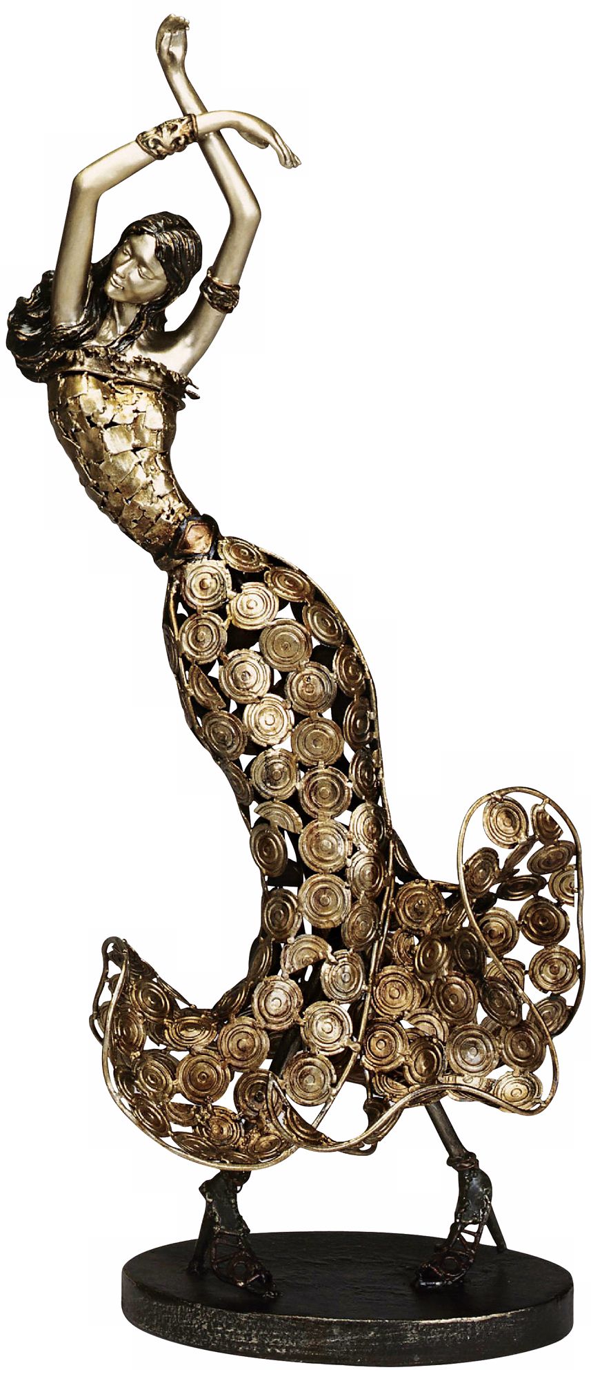 Samba Metallic Tone Finish Sculpture