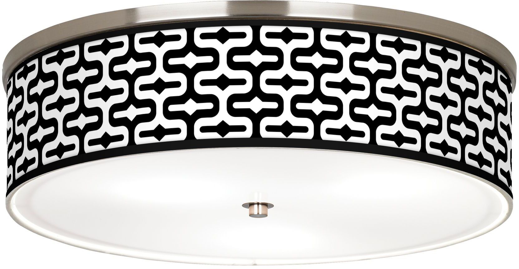 Reflection Giclee Nickel 20 1/4" Wide Ceiling Light