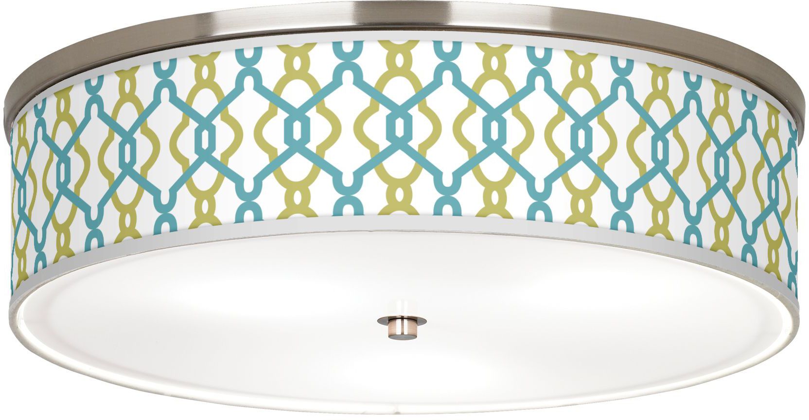 Hyper Links Giclee Nickel 20 1/4" Wide Ceiling Light