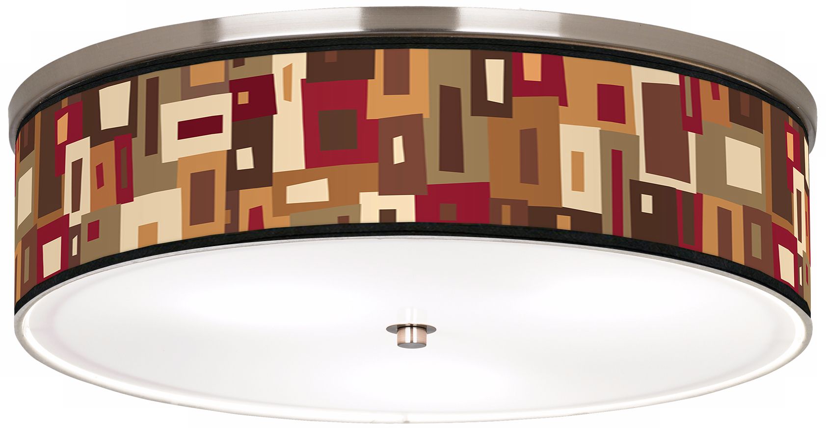 Earth Palette Nickel 20 1/4" Wide Ceiling Light