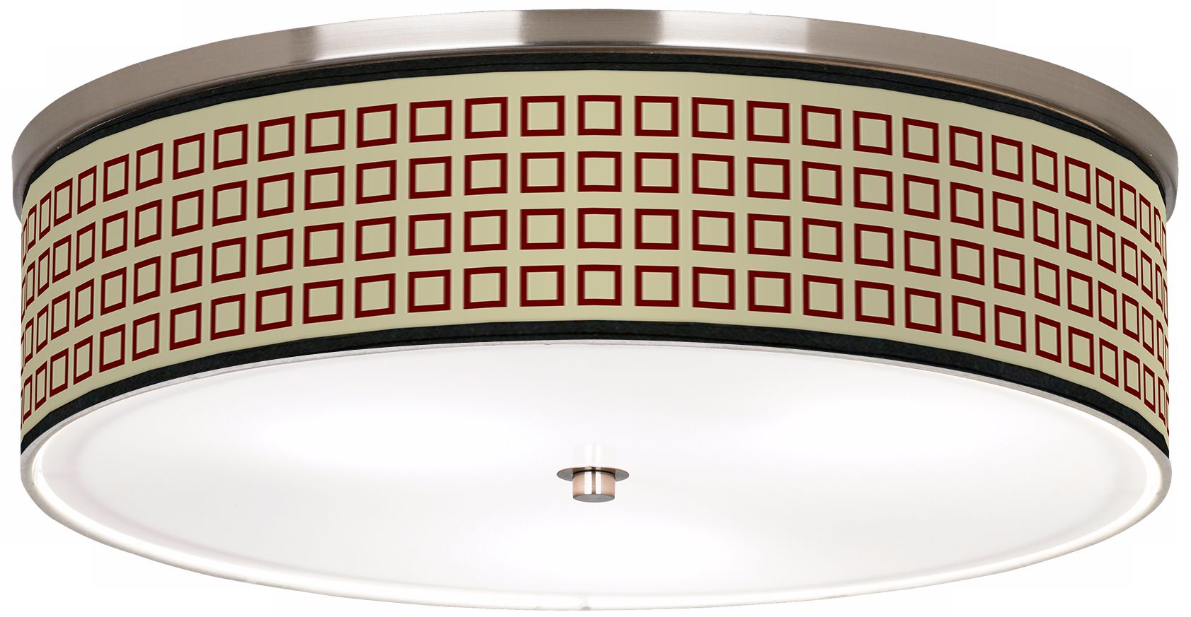 Simply Squares Nickel 20 1/4" Wide Ceiling Light