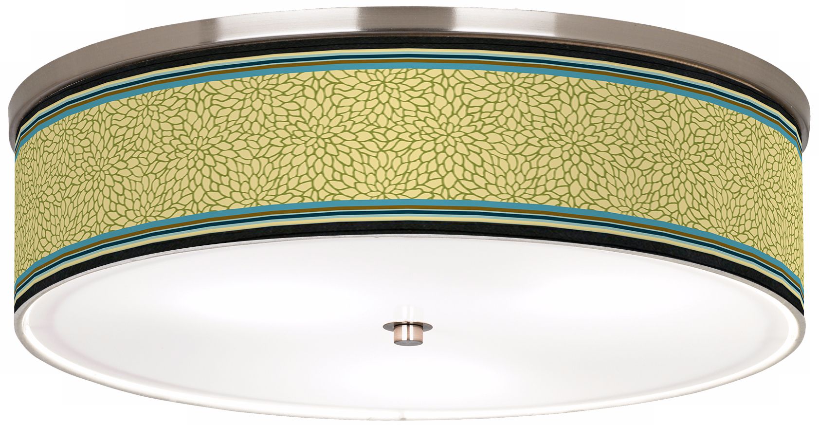 Stacy Garcia Kiwi Tini Dahlia Nickel 20 1/4" Ceiling Light