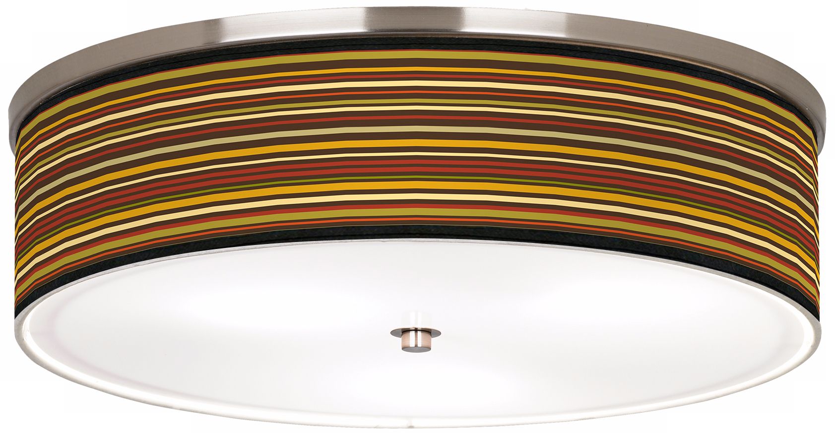 Stacy Garcia Spice Stripe Nickel 20 1/4" Wide Ceiling Light