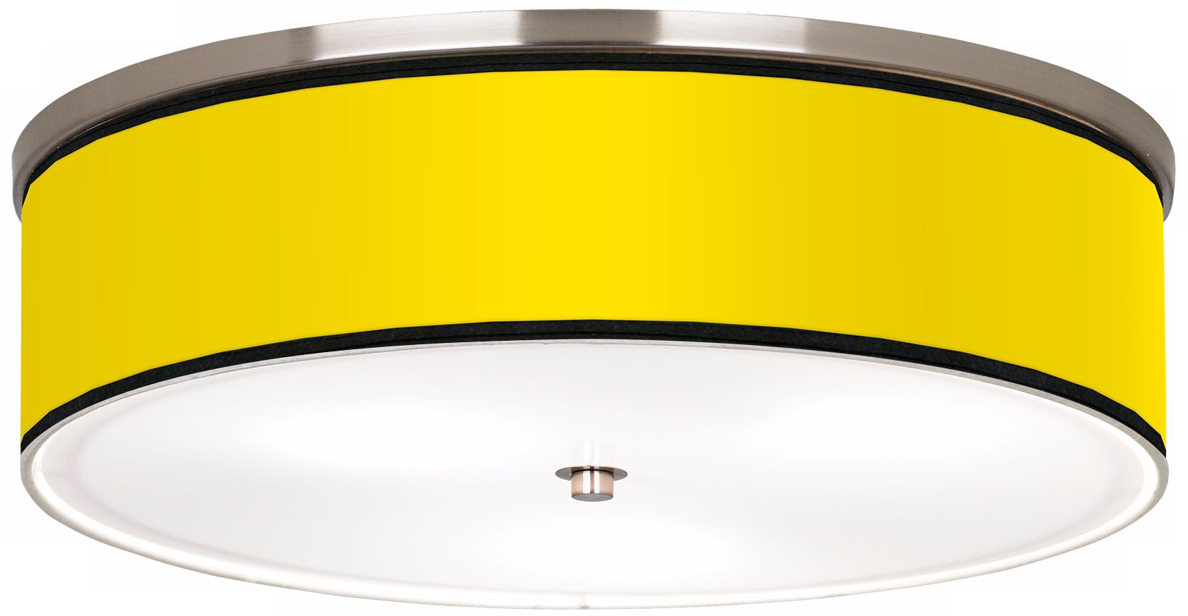 All Yellow Nickel 20 1/4" Wide Ceiling Light
