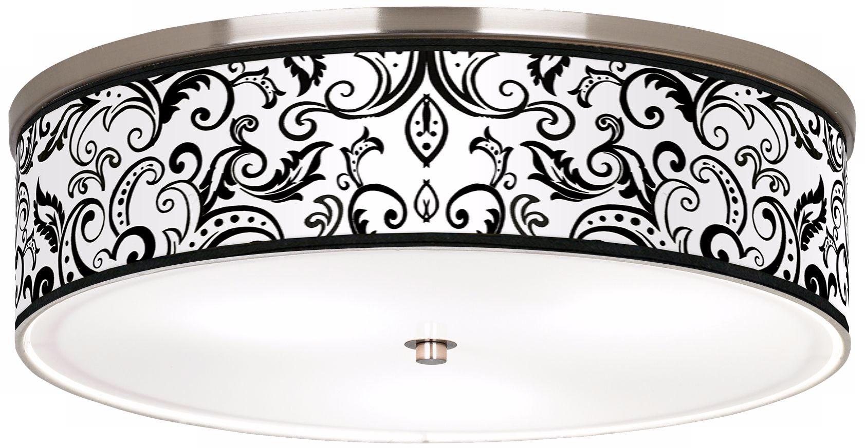Regency Black Nickel 20 1/4" Wide Ceiling Light