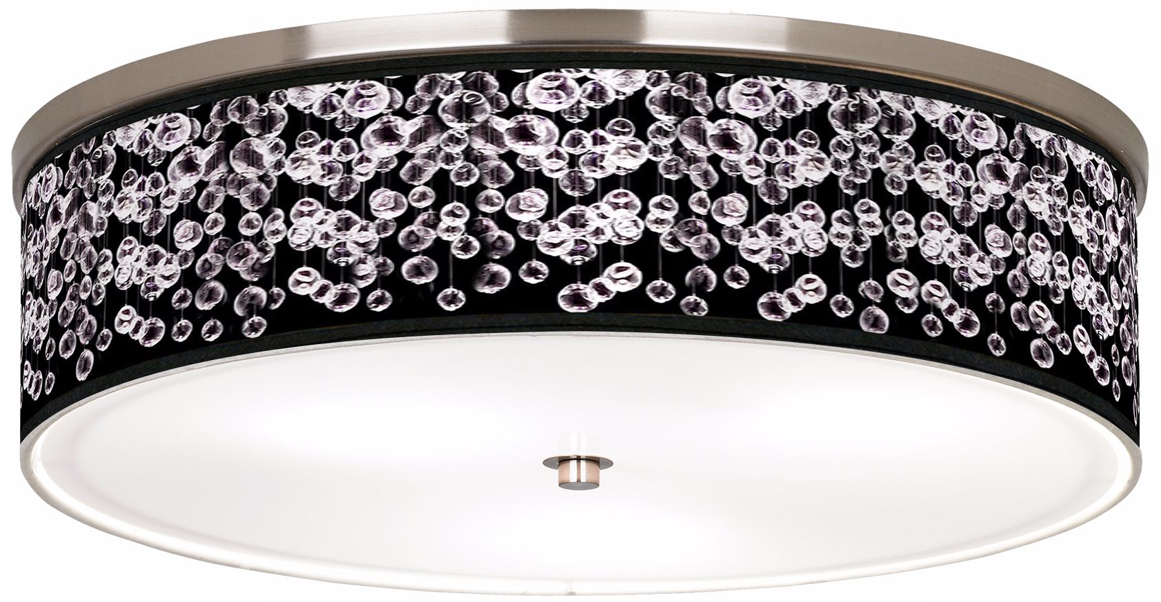 Shimmer Nickel 20 1/4" Wide Ceiling Light