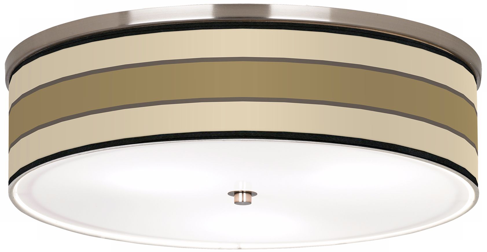 Tones of Beige Nickel 20 1/4" Wide Ceiling Light