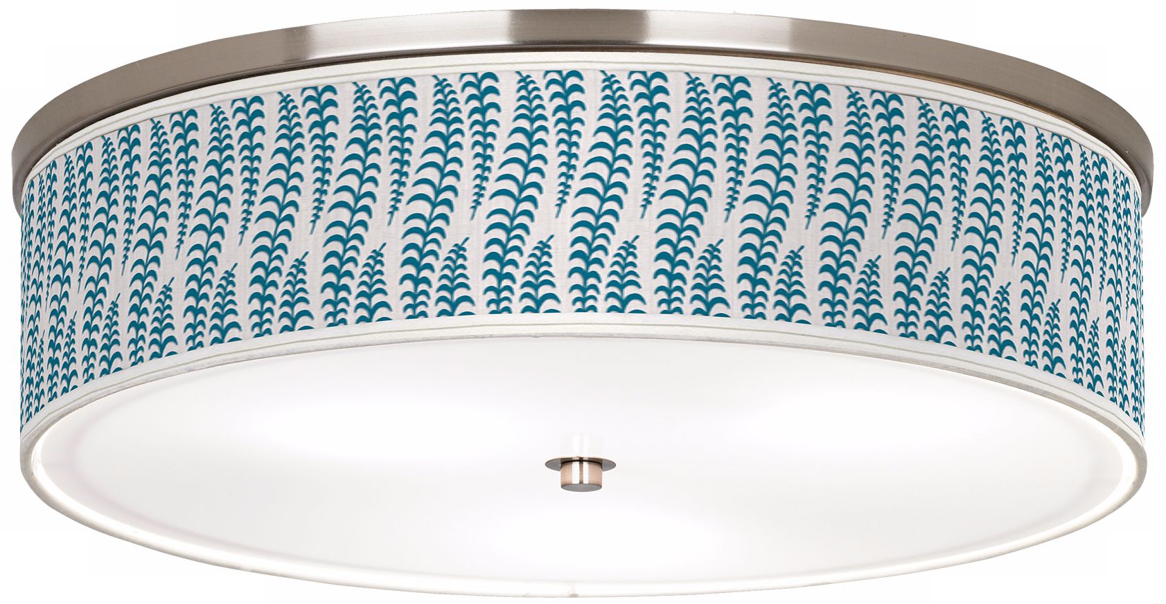Stacy Garcia Fancy Fern Peacock Nickel 20 1/4" Ceiling Light