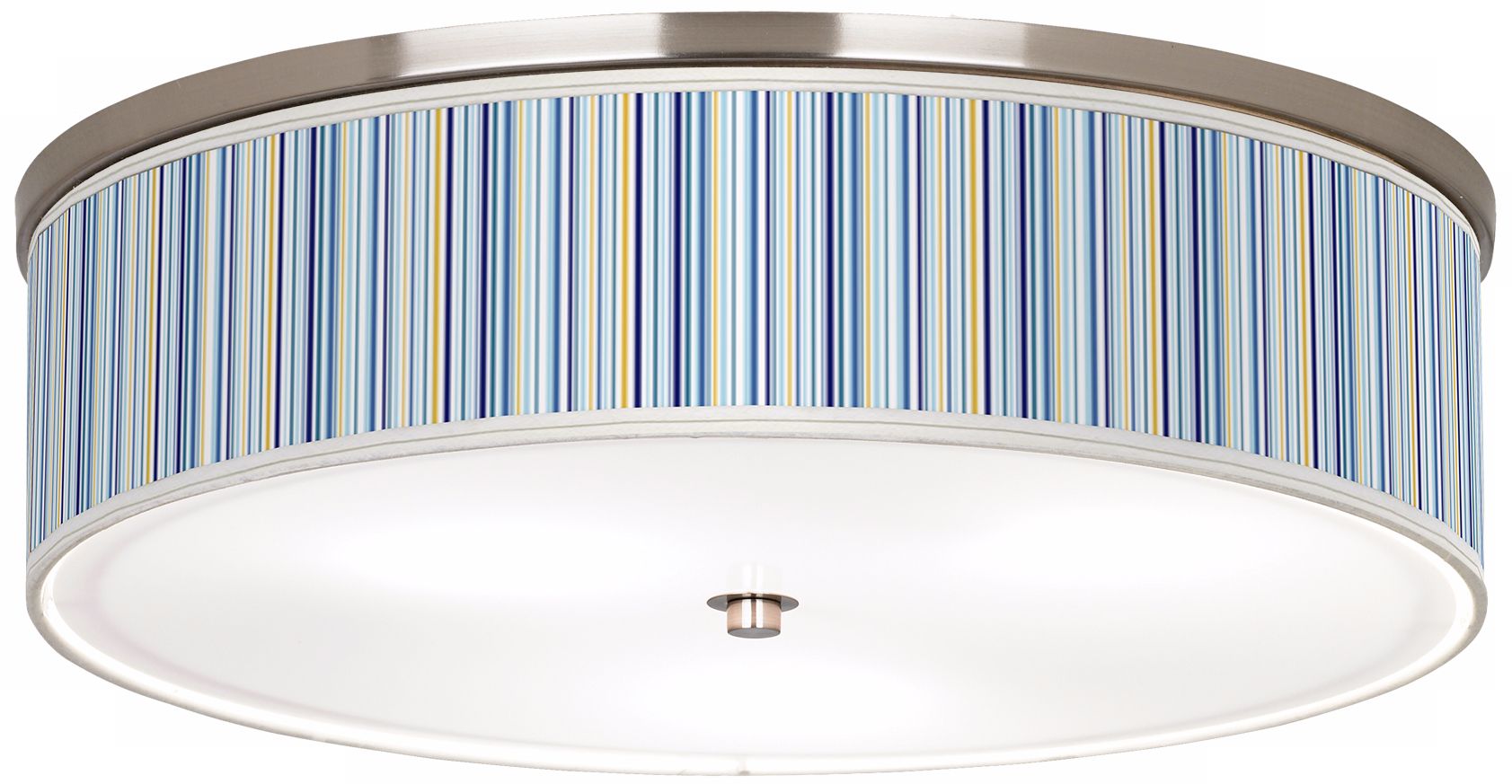 Stacy Garcia Cabana Stripe Nickel 20 1/4" Wide Ceiling Light