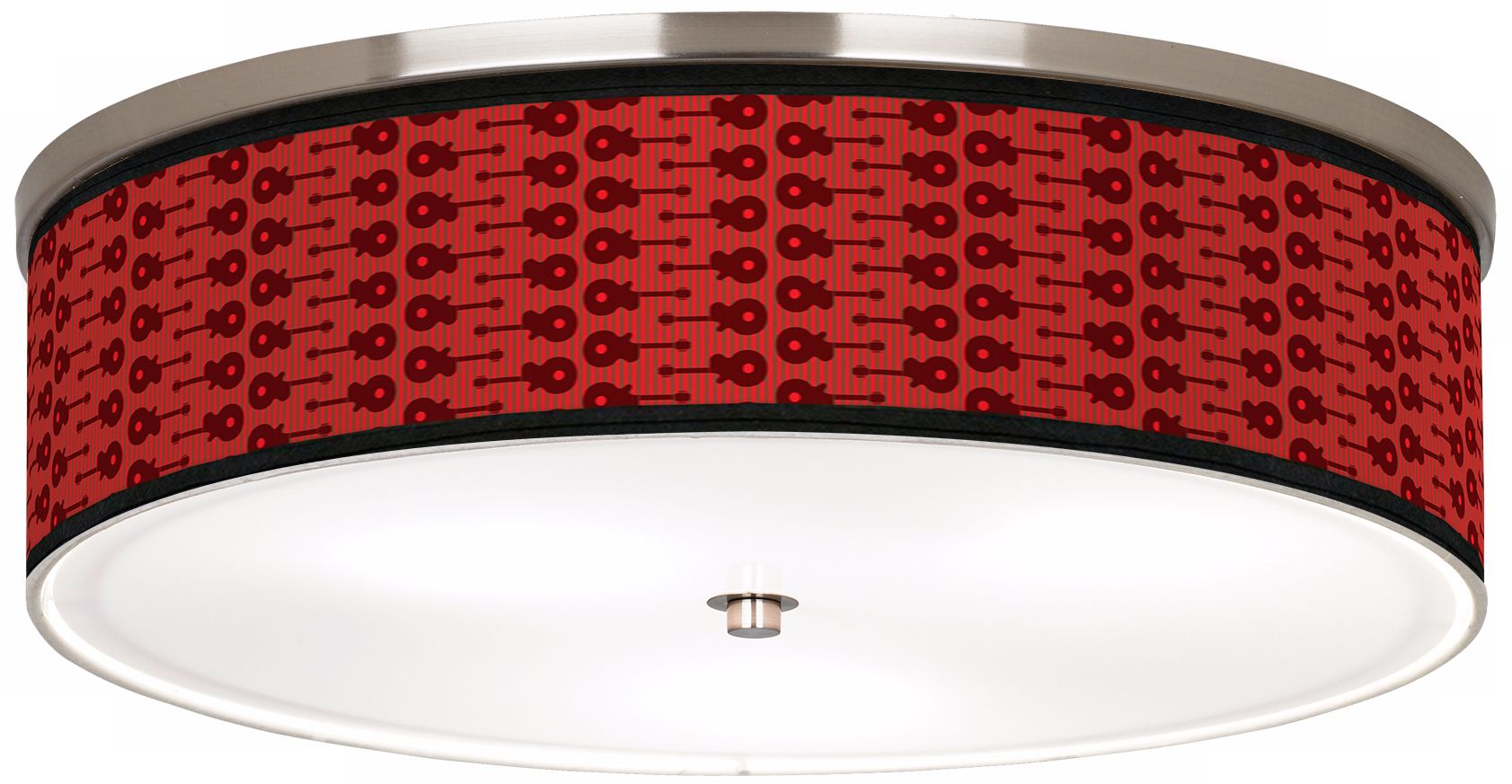 Kathy Ireland Rock Star Nickel 20 1/4" Wide Ceiling Light
